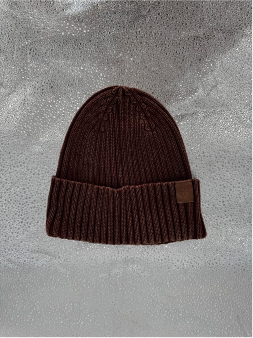 Women's Unbranded Ribbed Knit Beanie Hat One Size Brown